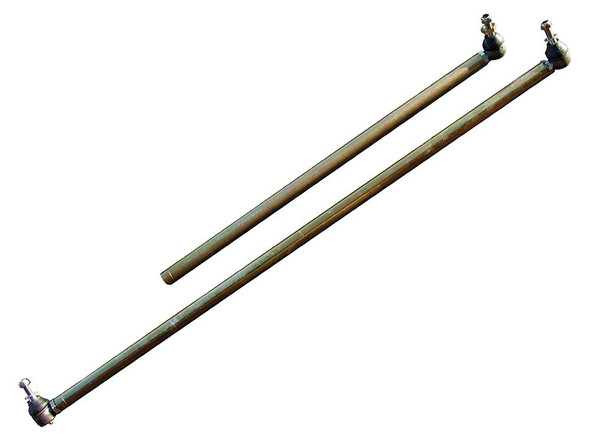 Britpart Heavy-Duty Steering Arms for Defender, robust metal steering arms for off-road vehicles with ball joints at both ends.