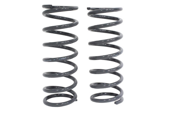 Terrafirma Medium Load Front Springs 2 Inch Lift for Defender & Discovery, black coil springs for vehicle suspension lift.