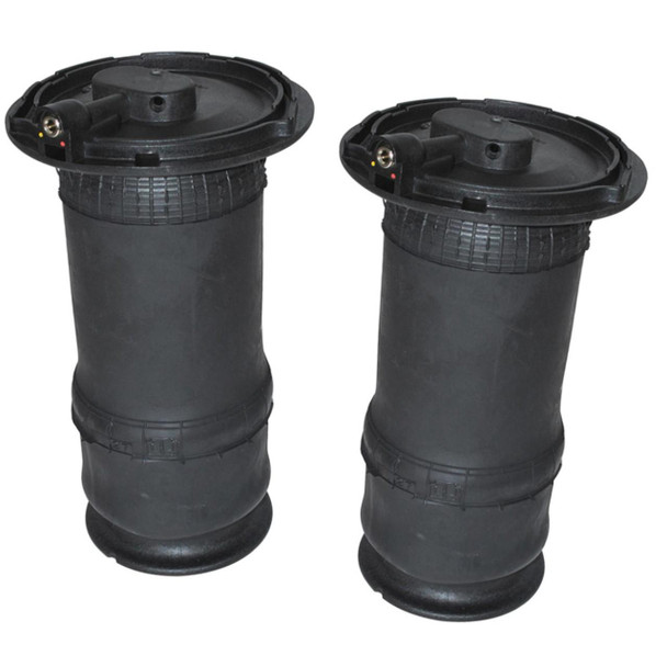 Britpart Range Rover P38 Rear Air Suspension Spring Air Bags X2, rubber air springs with black top mounts for rear suspension of Range Rover P38