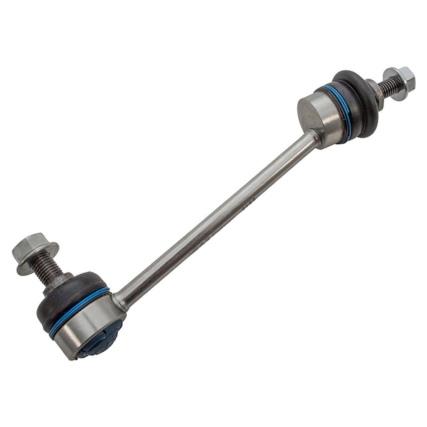 Meyle Heavy-Duty Freelander 1 Front Anti Roll Bar Drop Link with Nuts, automotive suspension component for vehicle stability.