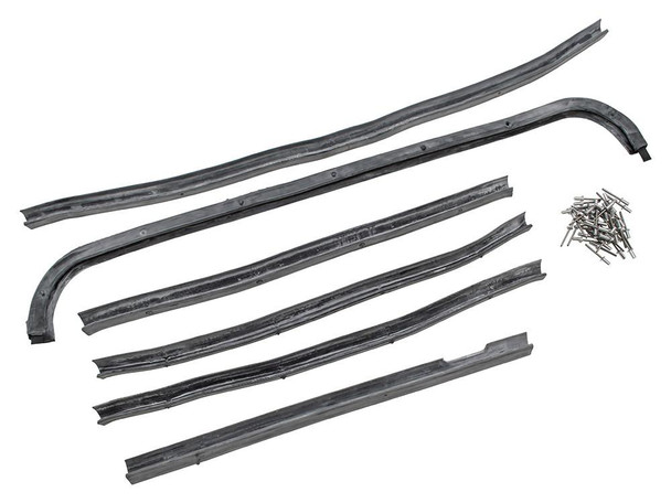 OEM for Series 2/2A/3 Rear Safari Door Seal Kit, automotive replacement seals and hardware for vehicle door sealing.