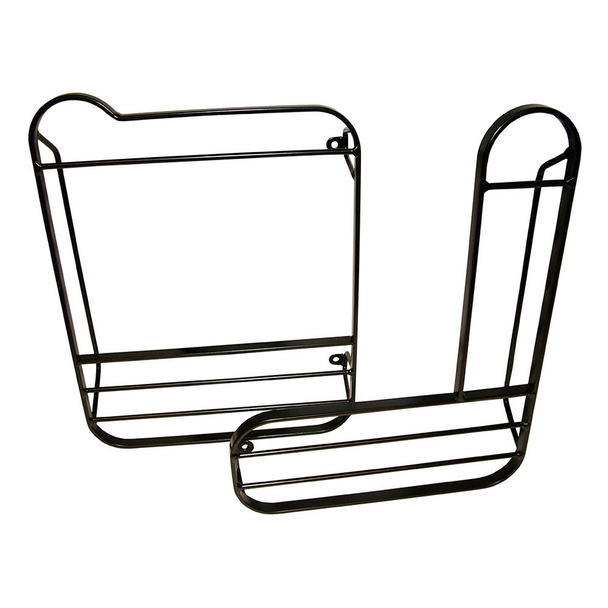 Defender Rear Light Lamp Guard (PAIR), 1 Square, 1 L-shape, Black Finish from JGS4x4