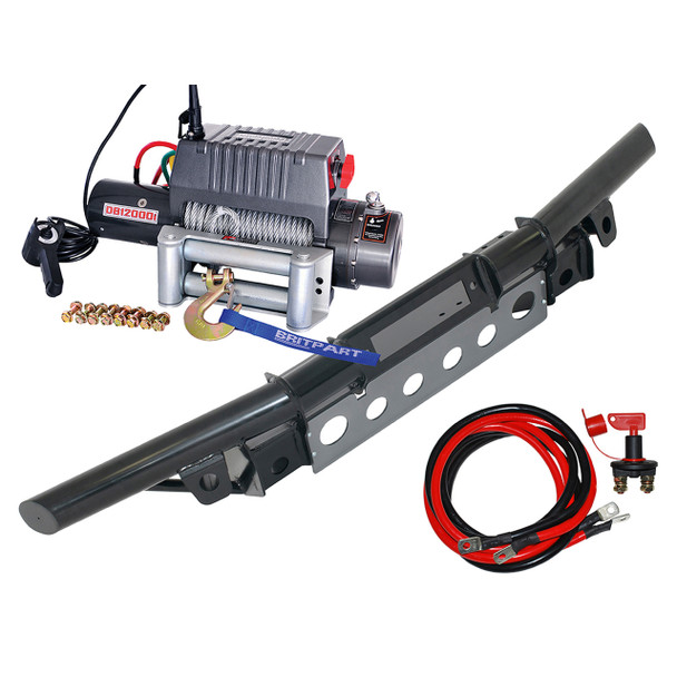 Defender Air Conditioning Tubular Bumper Kit from JGS4x4
