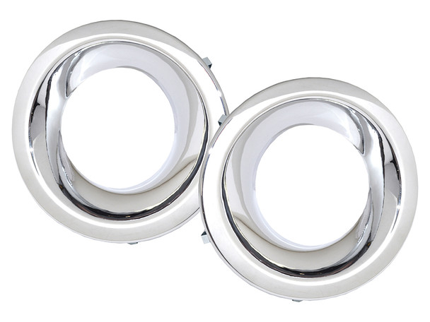 Chrome Fog Lamp Surround Bezels for Discovery 4 from JGS4x4