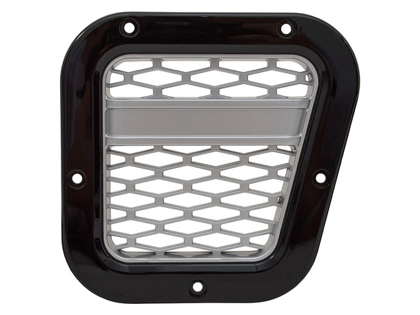 Defender XS Air Intake Grille Black With Silver Mesh Right Hand - DA1970