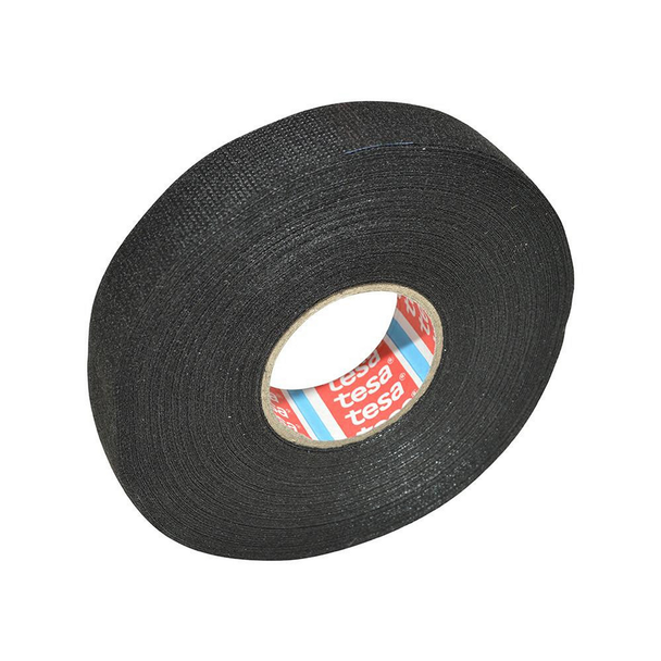 Tesa Electrical Wiring Harness Fleece Tape, black fleece electrical tape for wiring harness protection and insulation.