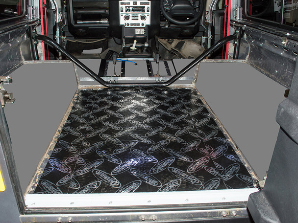Dynamat Rear Tub Floor Soundproofing Kit - DA8086 for Defender 90 from JGS4x4