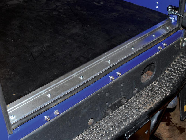 Direct Replacement Stainless Steel Loadspace Rubber Seal/Mat Retainer for Defender (1986-2016) | AFP710120SS, these are metal retainers installed along the loadspace area of a vehicle to secure rubber seals or mats. Direct Replacement Stainless Steel Loadspace Rubber Seal/Mat Retainer for Defender (1986-2016) | AFP710120SS, these are metal retainers installed along the loadspace area of a vehicle to secure rubber seals or mats.