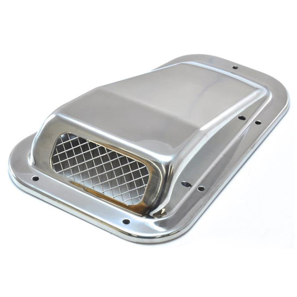 Stainless Steel Bonnet Top Vent Intake Scoop Right Hand for Defender from JGS4x4