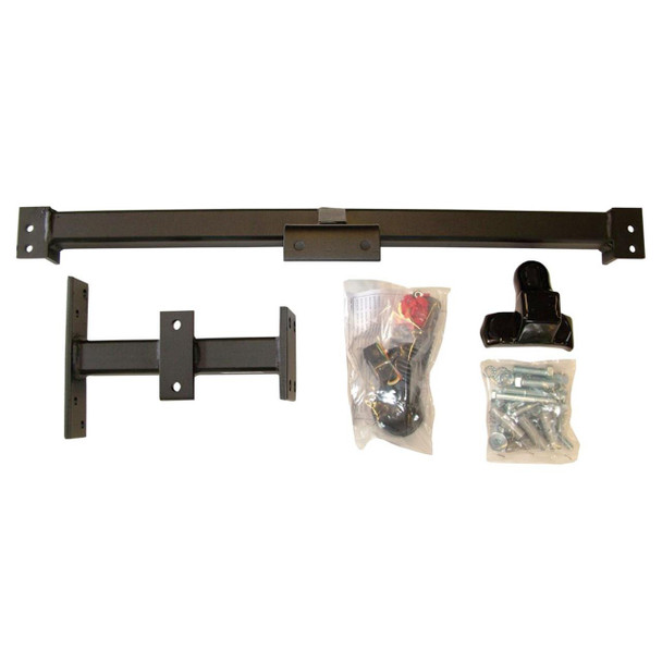 Britpart Tow Bracket Kit for Range Rover P38, vehicle tow bracket and mounting hardware set with bolts and connectors.
