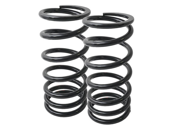 Britpart Replacement Heavy-Duty Front Coil Springs for Range Rover P38, black coil springs for suspension system. Britpart Replacement Heavy-Duty Front Coil Springs for Range Rover P38, black coil springs for suspension system.