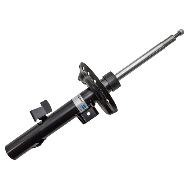 Product OEM Parts Front Left Hand Shock Absorber OEM for Freelander 2, detailed image of a car shock absorber with mounting components. Product OEM Parts Front Left Hand Shock Absorber OEM for Freelander 2, detailed image of a car shock absorber with mounting components.