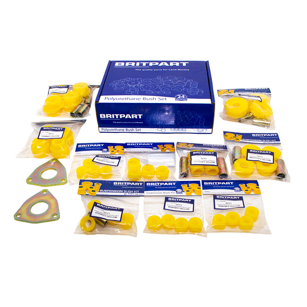 Range Rover Classic Yellow Polyurethane Suspension Bush Kit from JGS4x4