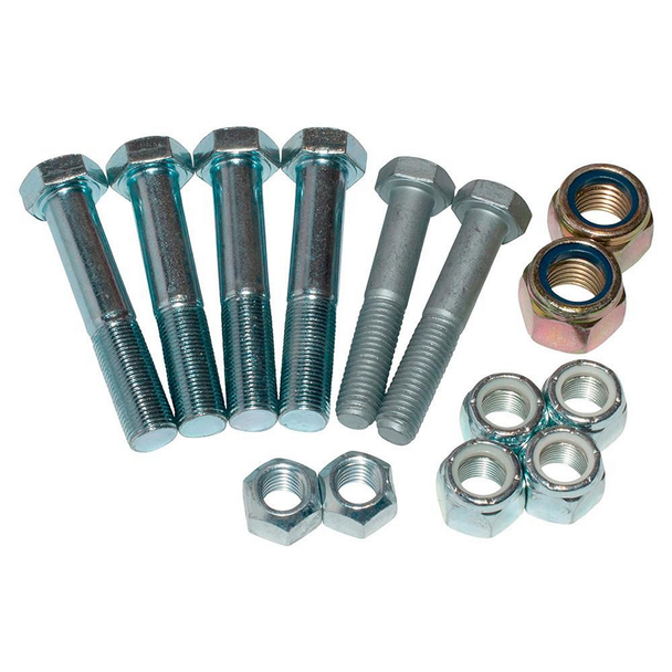 Britpart Front Suspension Bolt Kit for 1994 Defender, including bolts, nuts, and washers for front suspension repair.
