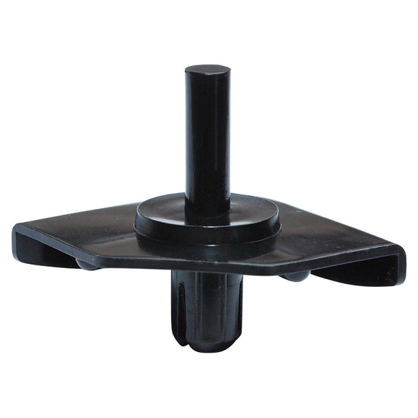 OEM Parts Capping - 349943, black plastic automotive or machinery cap with a vertical stem and a flat, wide base.