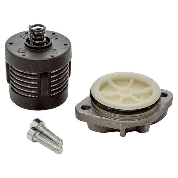 Britpart Haldex Filter Gen 3 - DA5151 for Freelander 2, automotive hydraulic filter component with black cylindrical filter and white plastic part with mounting holes.