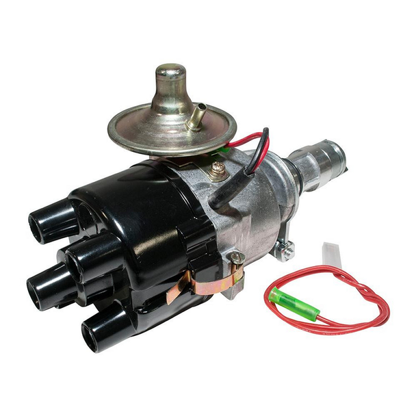 Electronic ignition distributor ETC5835EBLACK with black cap for Land Rover Series and Defender