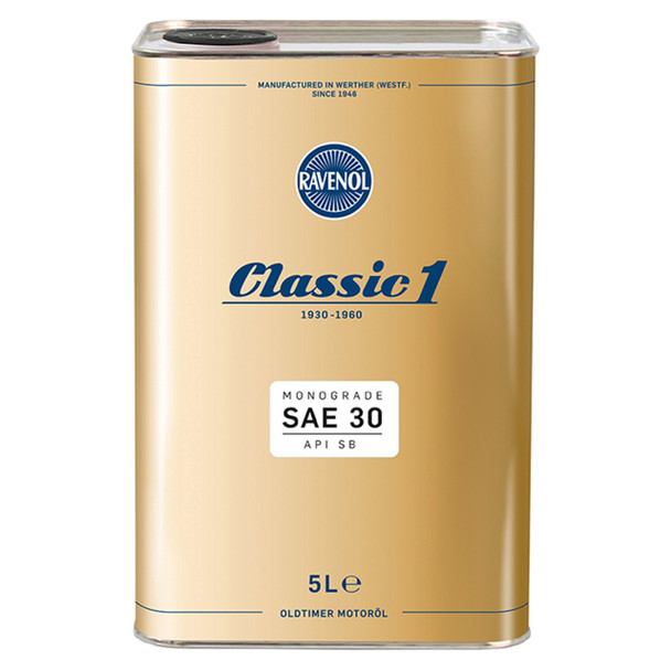 Oldtimer Classic SAE 30 API SB Engine Oil 5L Ravenol from JGS4x4