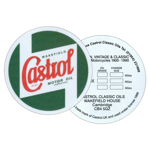 3" Window Service Sticker Castrol from JGS4x4