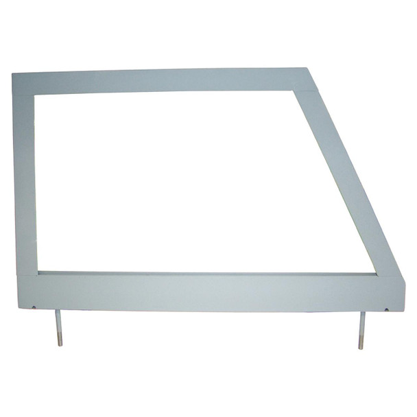 Direct Replacement Right Hand Front Door Top for Series 2, 2a, and 3 - MTC5382, automotive door part with metal frame and mounting pins.