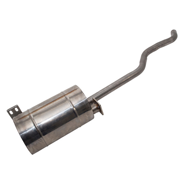 Series Rear Silencer Double SS - 598540SS from JGS4x4