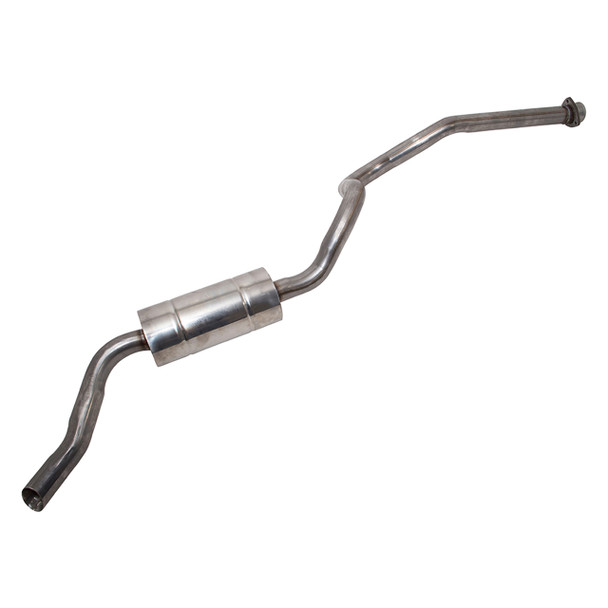 Defender Rear Tailpipe & Silencer Double SS from JGS4x4