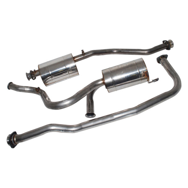Defender 90 Stainless Steel Exhaust System Double SS - DA4232 from JGS4x4