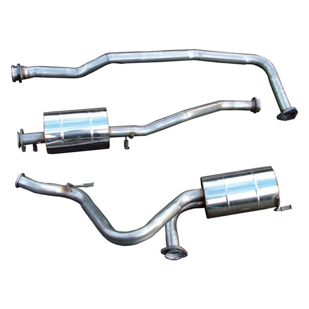 Defender 90 Stainless Steel Exhaust System Double SS - DA4233 from JGS4x4