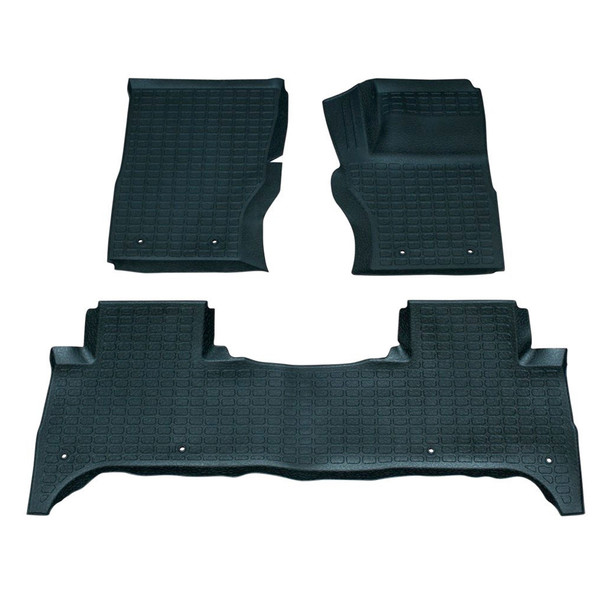 Range Rover Sport L494 Rubber Floor Mat Set Black Right Hand Drive from JGS4x4