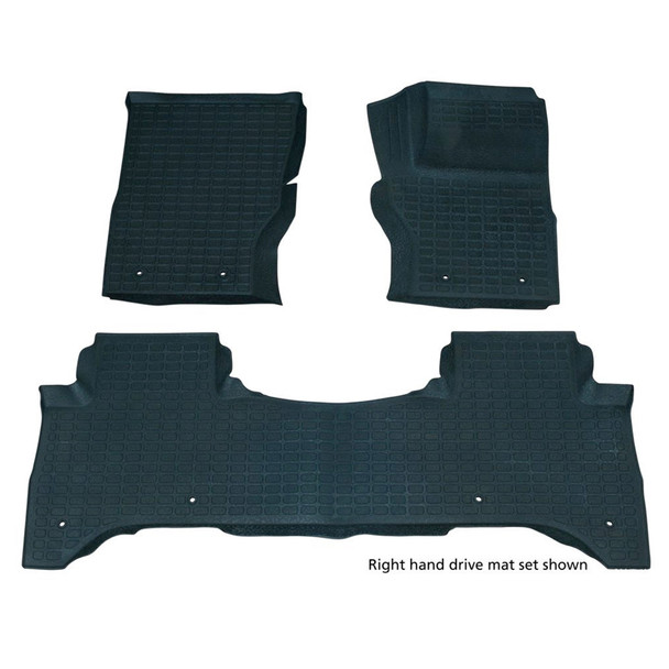 Range Rover L405 Rubber Floor Mat Set Black Left Hand Drive from JGS4x4