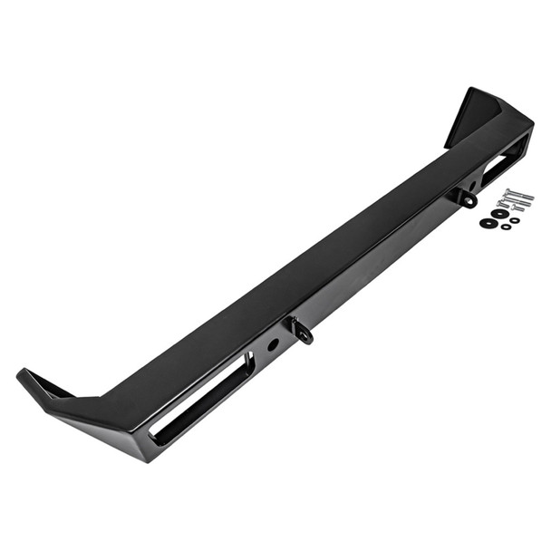Heavy-duty 4mm steel rear bumper for Discovery 2 with integrated end caps, recovery points and Hi-Lift jacking points. Strong off-road upgrade. Buy from JGS4x4 for fast UK delivery.
