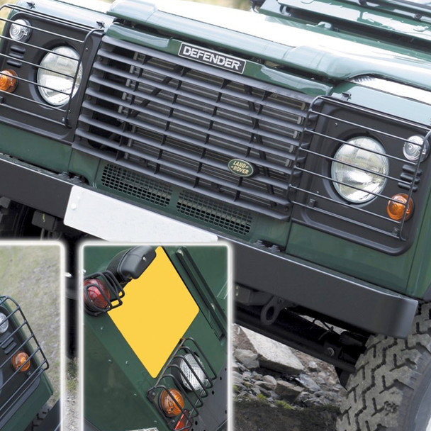 Defender Front/Rear Lamp Guard Kit from JGS4x4