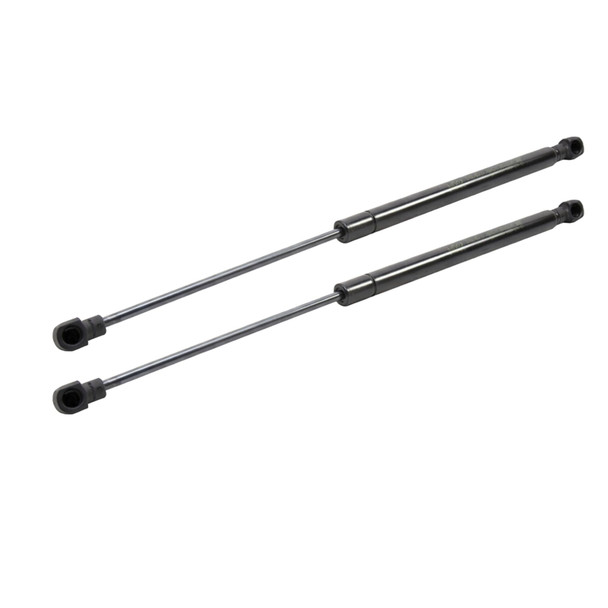 Direct Replacement Bonnet Support Gas Strut x2 for Discovery 4, pair of black gas struts for vehicle bonnet support.