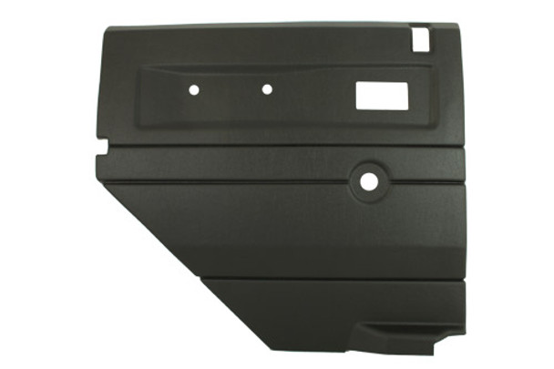 Terrafirma Defender Black Rear Left Hand Door Card For Push Button & Manual Windows from JGS4x4