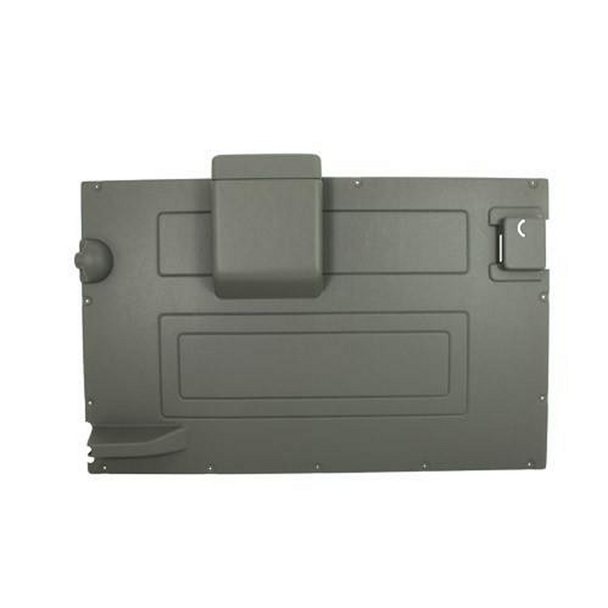 Terrafirma Defender Back Door Card Light Grey, image of a light grey back door interior panel for a Defender vehicle.