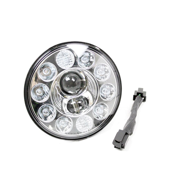 Defender Duo-Lux 7" LED Headlight Single Right Hand Drive from JGS4x4