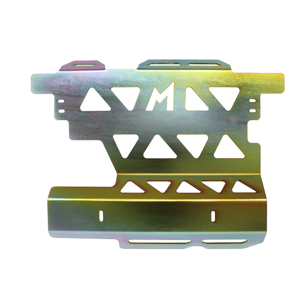 Terrafirma Discovery 2 Td5 Gearbox Guard, metallic gearbox protection plate with mounting hardware for Land Rover Discovery 2 Td5 models.