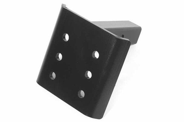 Terrafirma Towing Drop Plate for 2" Receiver Hitches, black metal drop plate with multiple bolt holes for vehicle towing. Terrafirma Towing Drop Plate for 2" Receiver Hitches, black metal drop plate with multiple bolt holes for vehicle towing.