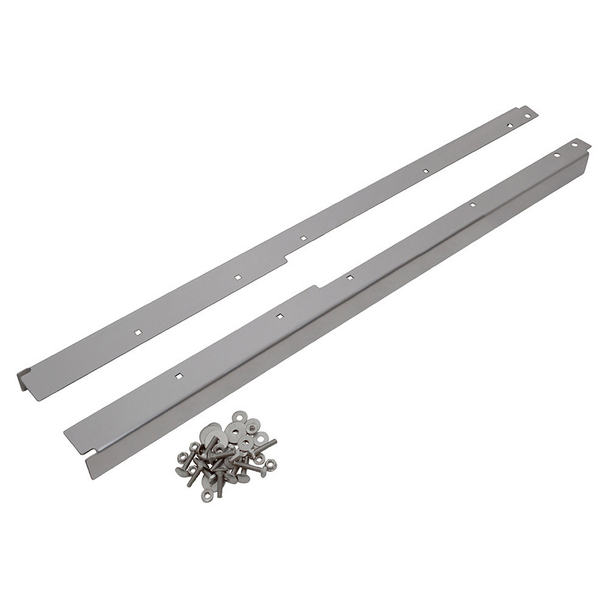 Defender Front Door Thresher Brushed Stainless Steel With Seat Belt Mount from JGS4x4