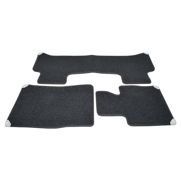 Range Rover L322 Front & Rear Carpet Floor Mat Set With Rubber Backing Jet Left Hand Drive from JGS4x4