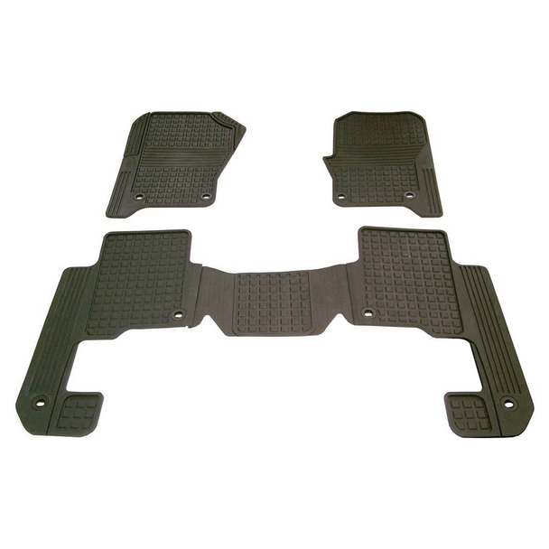 Discovery 3 Front & Rear Floor Rubber Mat Set Black Right Hand Drive from JGS4x4