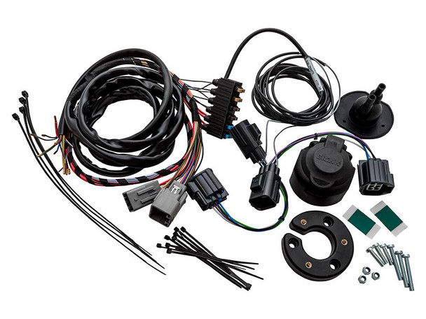 OEM Parts Range Rover Sport L320 13-Pin Trailer Caravan Electrics Socket, electrical wiring and connector kit for trailer connection.