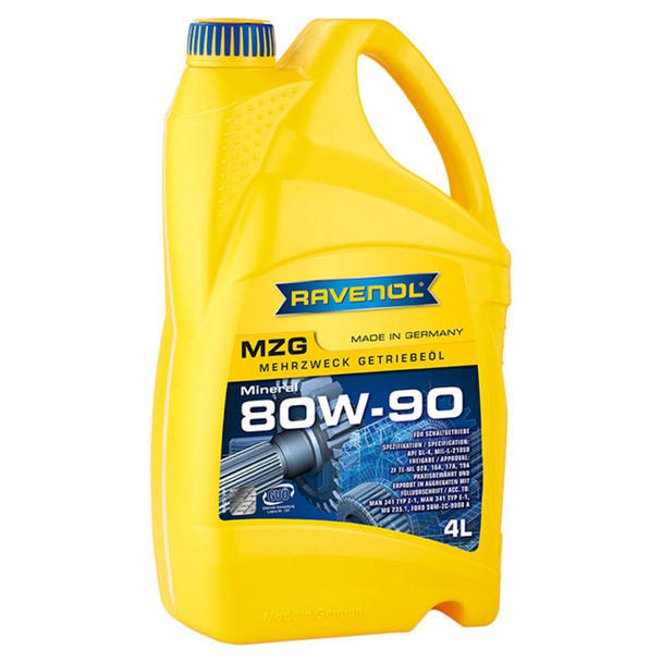 MZG EP 80W-90 GL4 Gear Oil 4 Litre Ravenol from JGS4x4