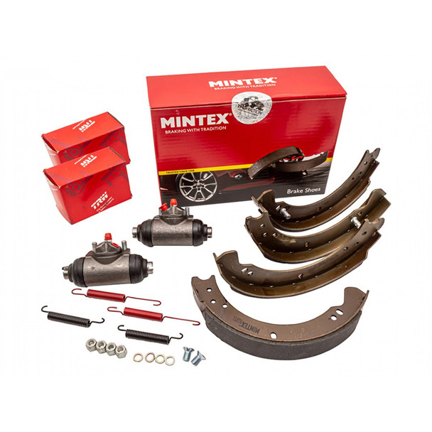 Series SWB Rear Brake Shoe Overhaul Kit - From July 1980 - OEM from JGS4x4