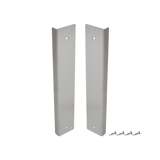 Defender Brushed Stainless Steel A-Post Trim from JGS4x4