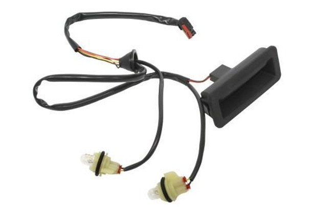 Genuine Land Rover Rear Upper Tailgate Release Handle Switch for Freelander 2, automotive part with wiring and connector for tailgate release control. Genuine Land Rover Rear Upper Tailgate Release Handle Switch for Freelander 2, automotive part with wiring and connector for tailgate release control.