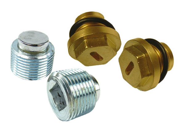 Magnetic Diff Drain & HD Brass Filler Plug Set for Discovery 2 from JGS4x4