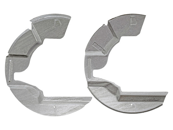 Galvanised Front Backing Plate Set for Defender - DA2860 from JGS4x4