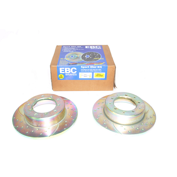 Discovery 1 Rear Brake Discs Solid EBC Brakes Performance Upgrade from JGS4x4