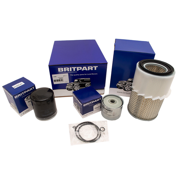 Engine Service Filter Kit for Defender 2.5 Turbo Diesel 1983-1990 from JGS4x4